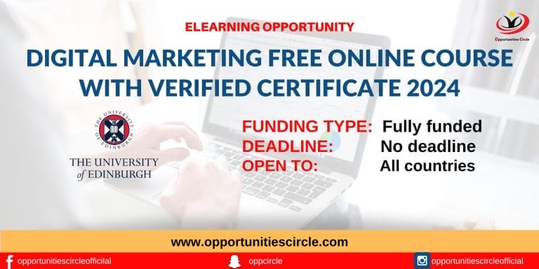 Digital Marketing Free Online Course with Verified Certificate 2024