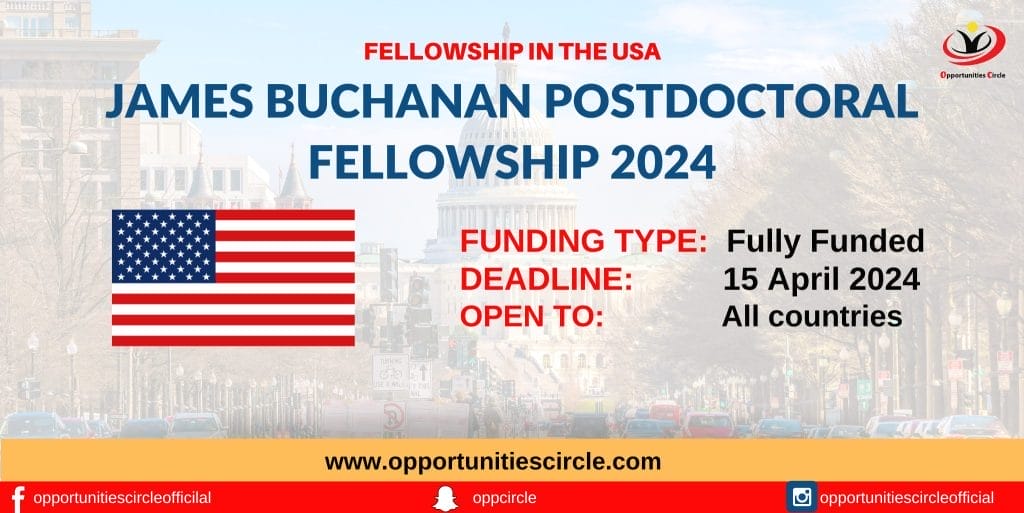 James Buchanan Fellowship 2024 in the USA