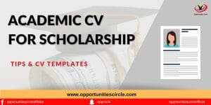 How to Write Academic CV for Scholarship in 2024