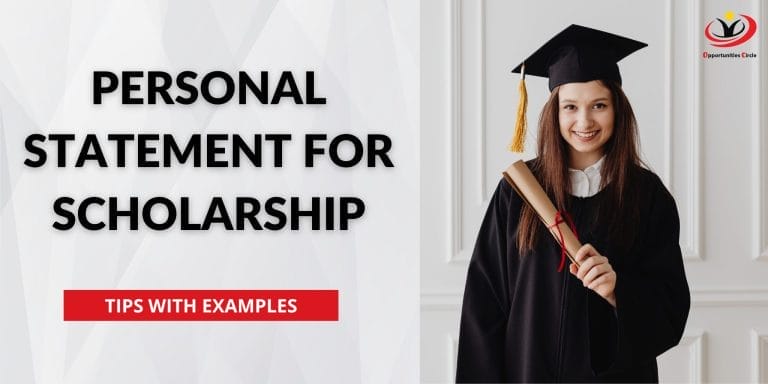 Personal Statement for Scholarship