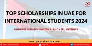 Top Scholarships in UAE for International Students 2024