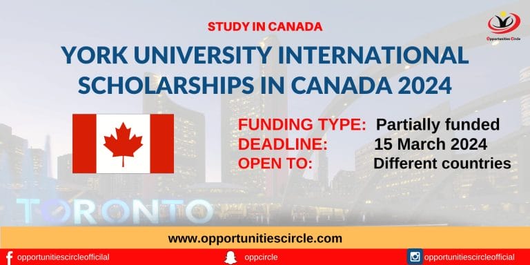 York University International Scholarships in Canada 2024