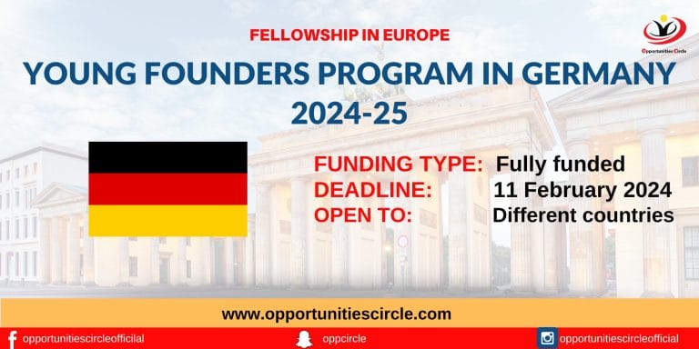 Young Founders Program in Germany 2024-25