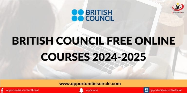 British Council Free Online Courses 2024-2025