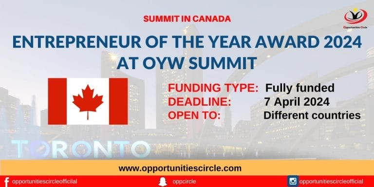 Entrepreneur of the Year Award 2024 at OYW Summit