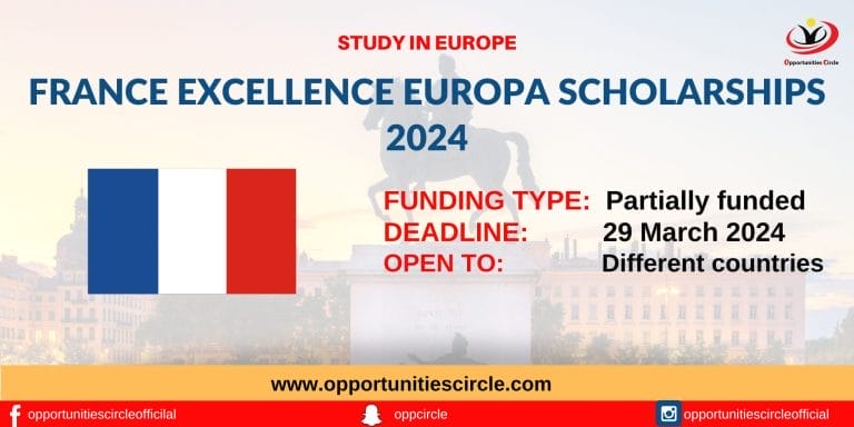 France excellence Europa scholarships 2024