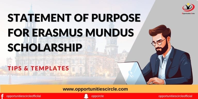How to Write Statement of Purpose for Erasmus Mundus Scholarship