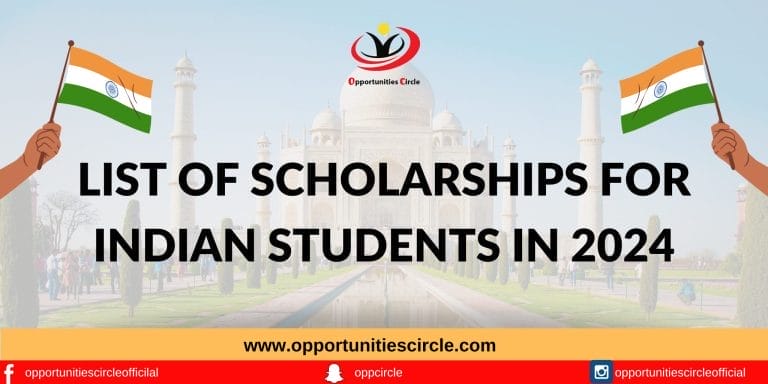List of Scholarships for Indian Students in 2024