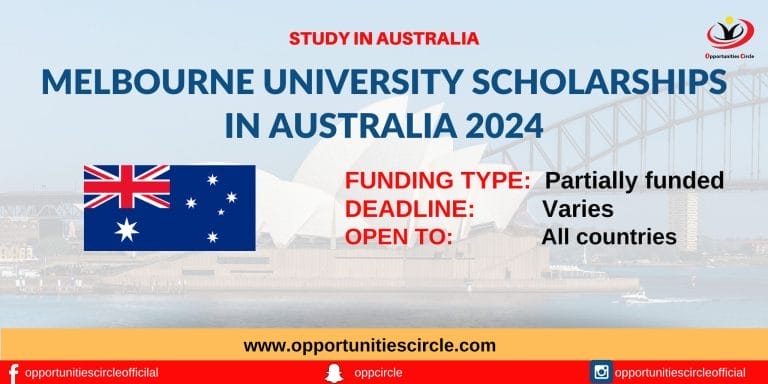Melbourne University Scholarships in Australia 2024