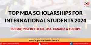 Top MBA Scholarships for International Students 2024