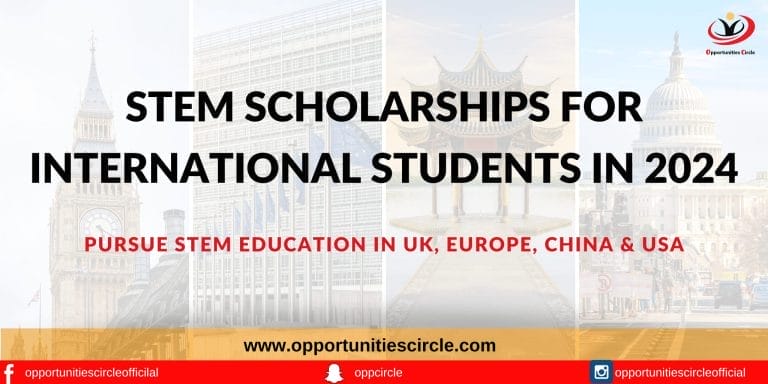 STEM Scholarships for International Students in 2024