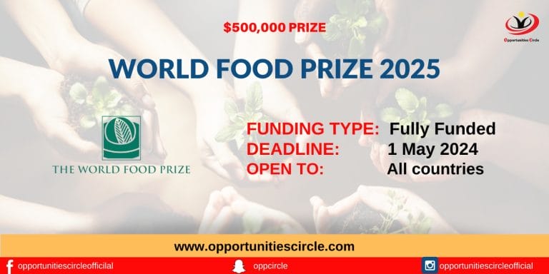 World Food Prize 2025