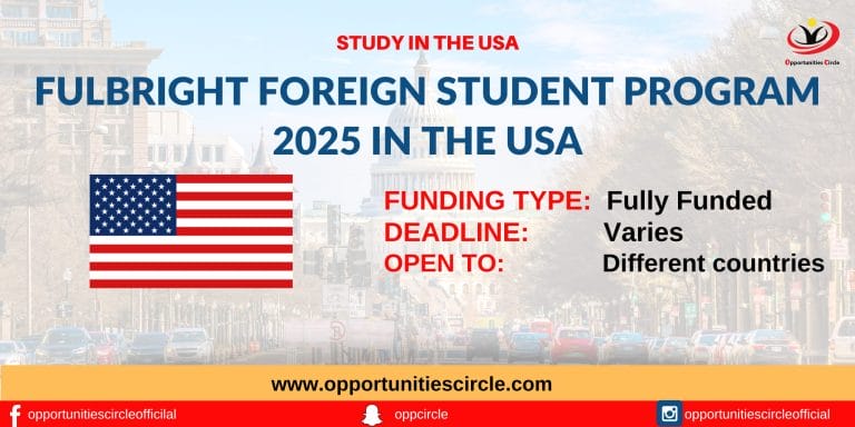 Fulbright Foreign Student Program 2025 in USA