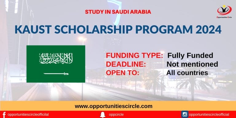 KAUST Scholarship Program 2024 in Saudi Arabia