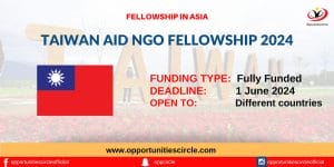 Taiwan AID NGO Fellowship 2024